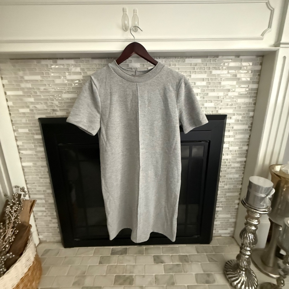 Zara Gray Sweater T shirt Dress